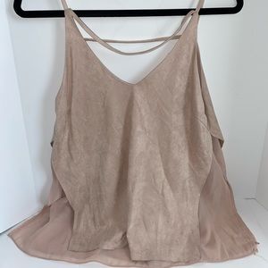 Suede Blush Top
